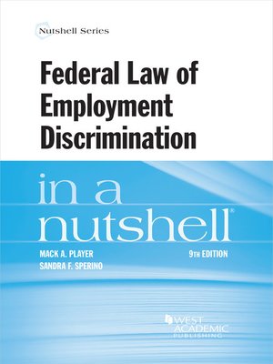 cover image of Federal Law of Employment Discrimination in a Nutshell